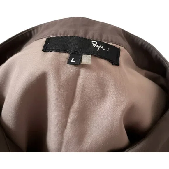 Modcloth RYU Brown Crochet Sleeveless Dress Boho Chic Fairycore SZ L - Picture 9 of 13